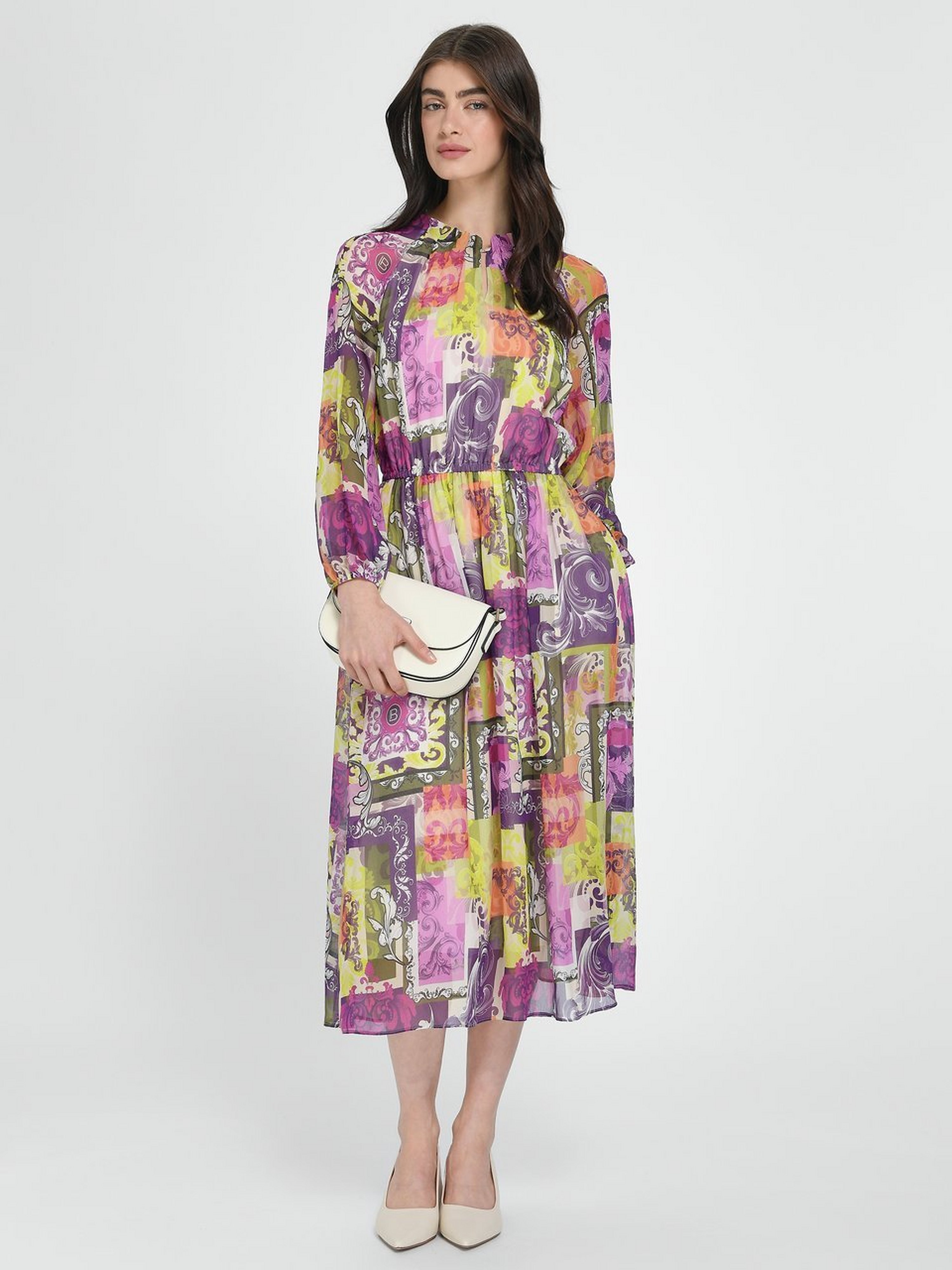 Kleid mit 7/8-Arm