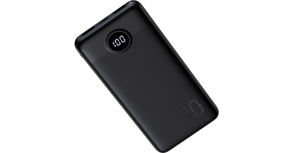 VEGERL10 powerbank 10.000mAh  (Zwart)