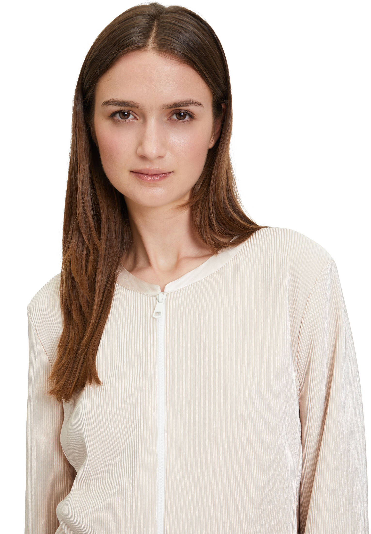 Betty & Co| Damen Blazer-Jacke mit Plissee