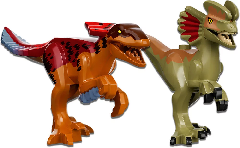 LEGO®JURASSIC WORLD™ 76951 - LE TRANSPORT DU PYRORAPTOR ET DU DILOPHOSAURUS