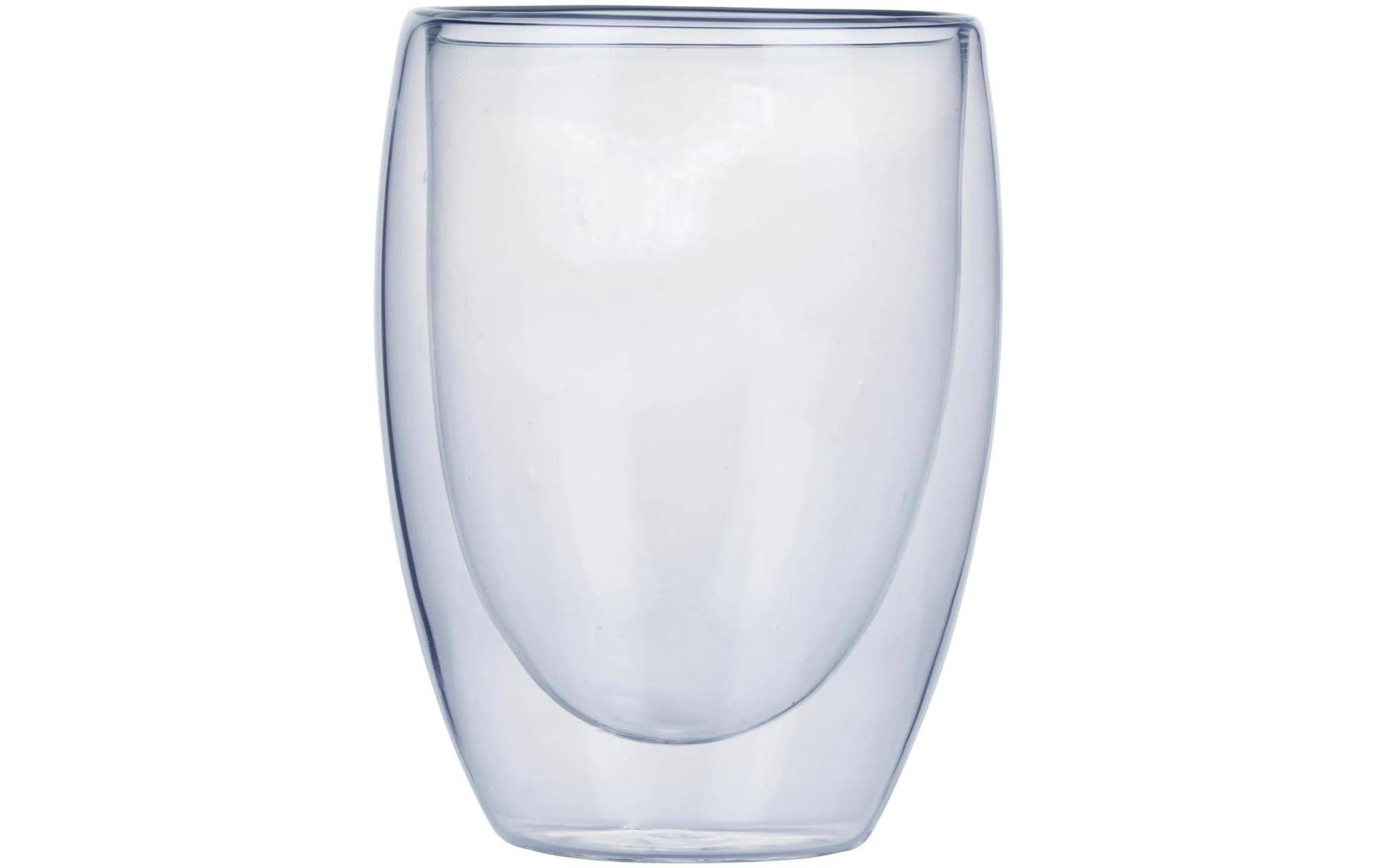 Doppelwandiges Glas 350 ml, 1 Stück, TransparentDoppelwandiges Kaffee-Glas