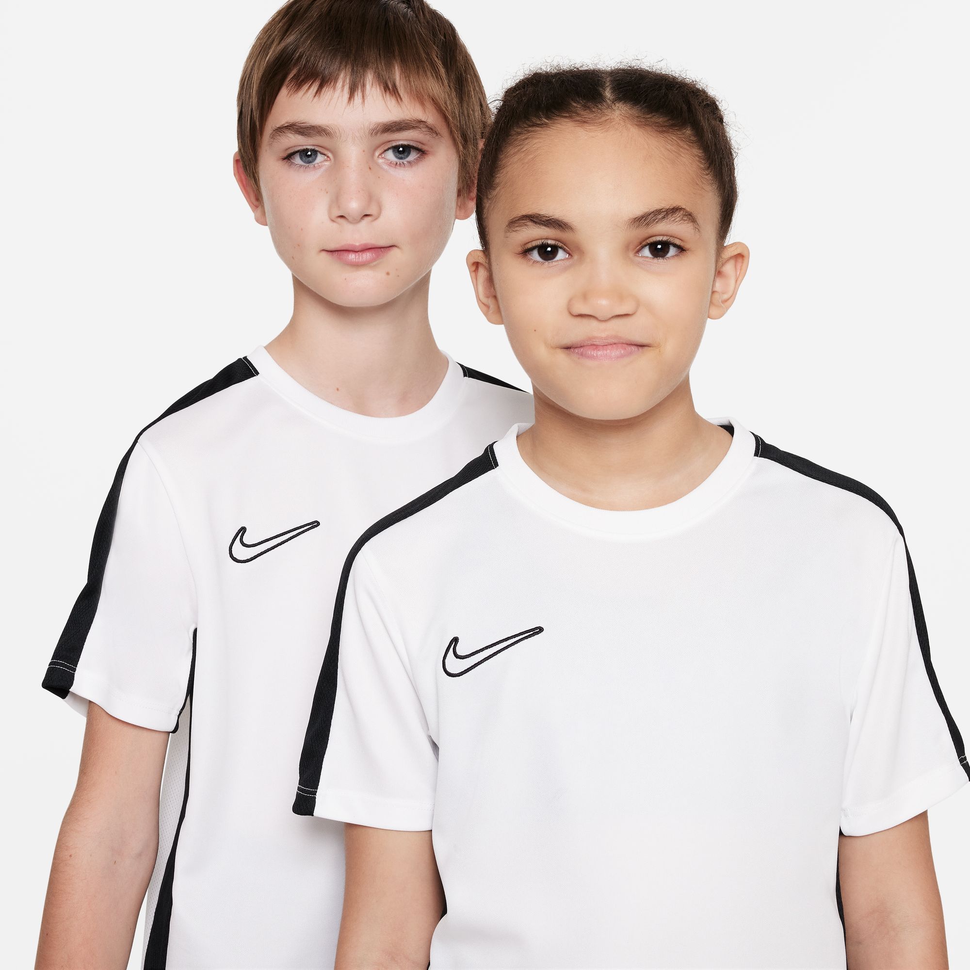 Dri-FIT Academy23 Football Tee Junior White/Black/Black