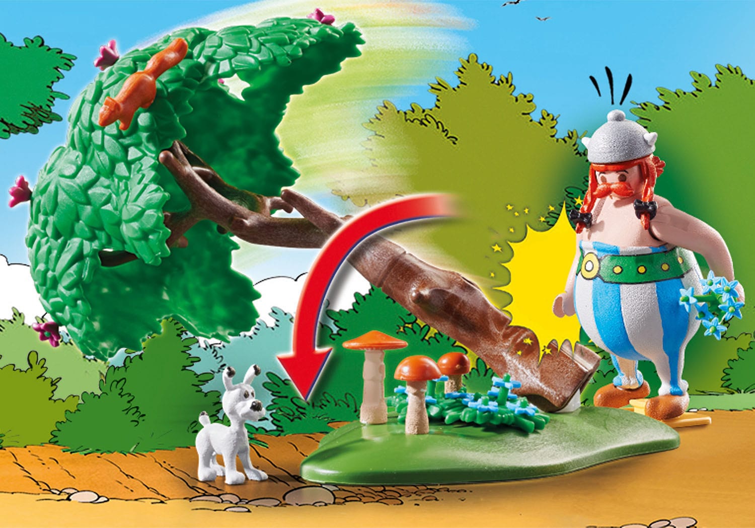 Playmobil® Konstruktions-Spielset »Wildschweinjagd (71160), Asterix« Made in Europe