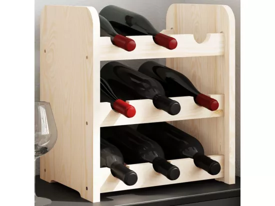 Casier à vin 33x25x37 bois de pin massif
