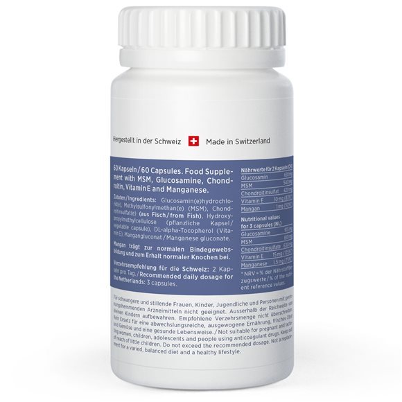 KINGNATURE MSM Vida 860 mg<br>60 Stück, Dose, Kapsel