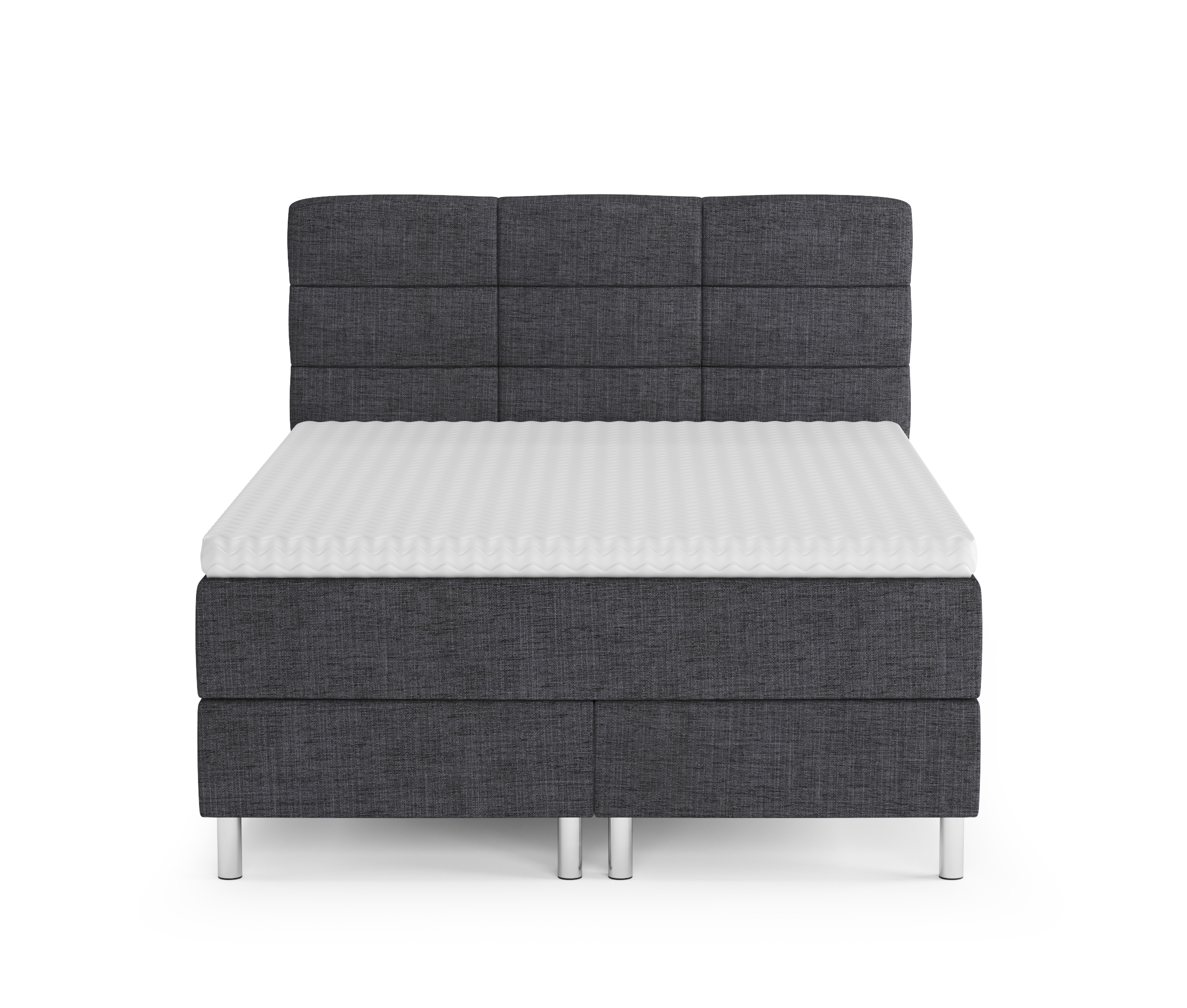 Boxspringbett MIDNIGHT 140 x 200 cm anthrazit