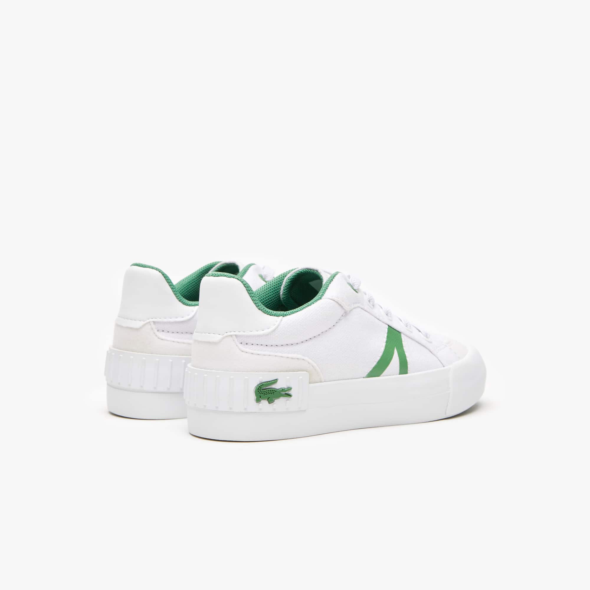 Sneakers L004 bébé Lacoste en textile Chaussures - Blanc - Lacoste - Enfant