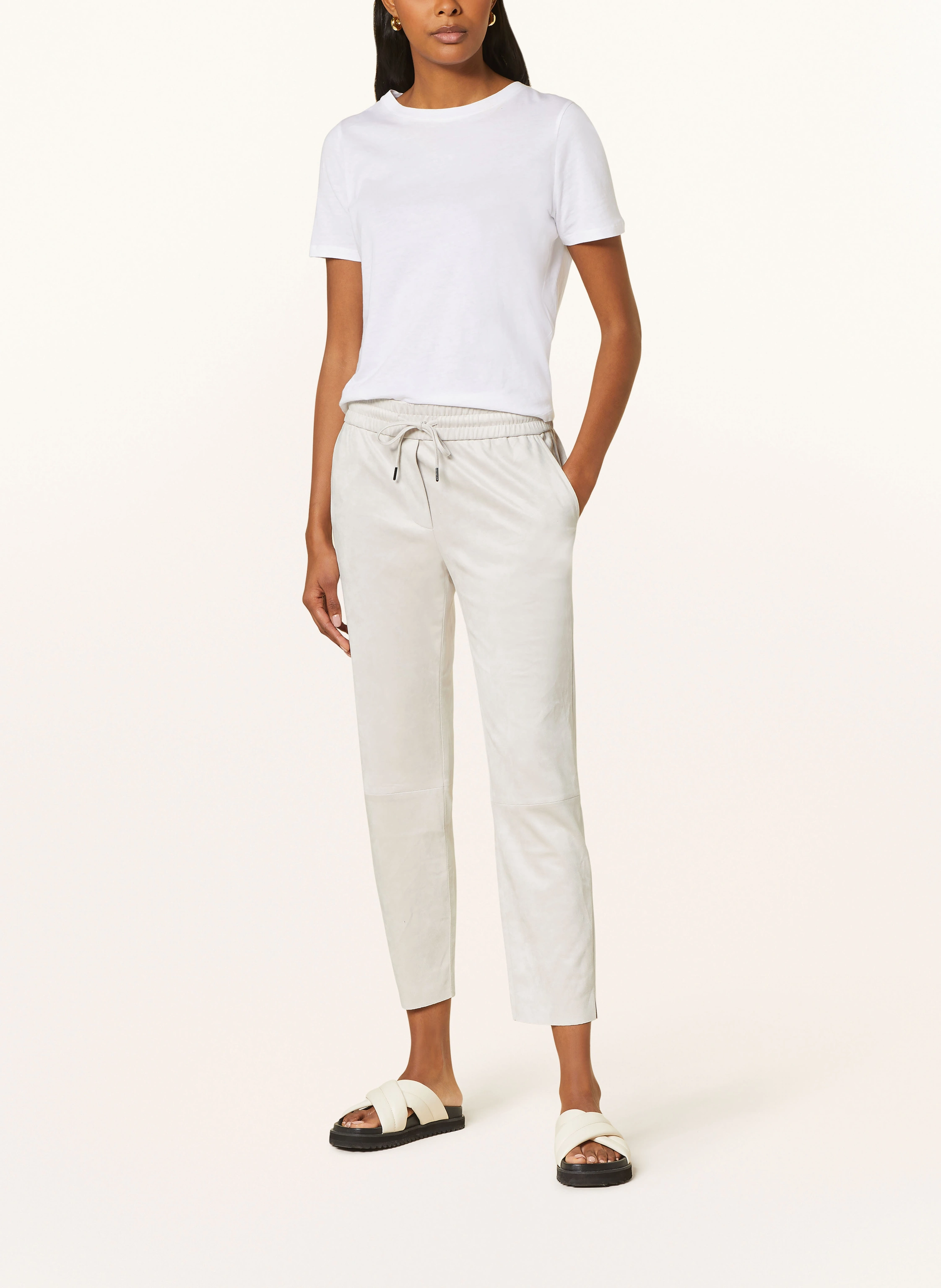 Juvia 7/8-Hose in Lederoptik