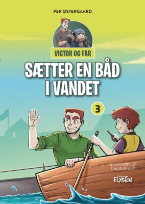 Victor Og Far Sætter En Båd I Vandet - Per Østergaard - Bog