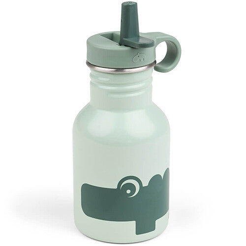 Done by deer rvs drinkfles croco - green - 350 ml