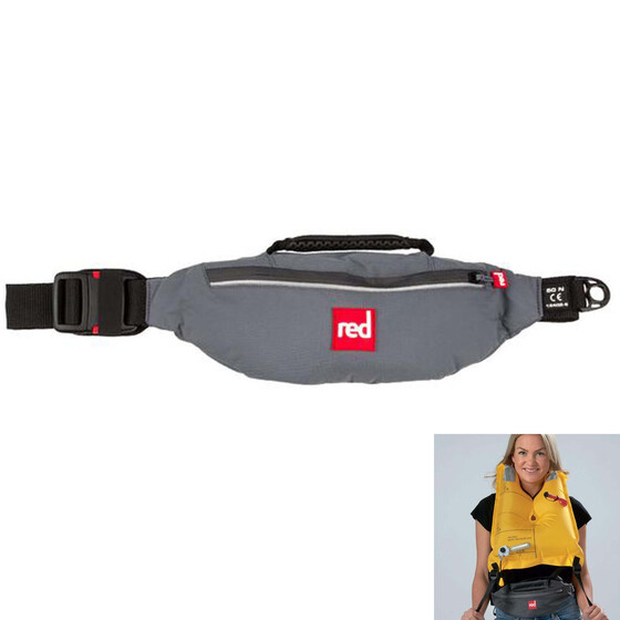 Red Paddle Co Airbelt PFD Schwimmhilfe Auftriebsweste grau