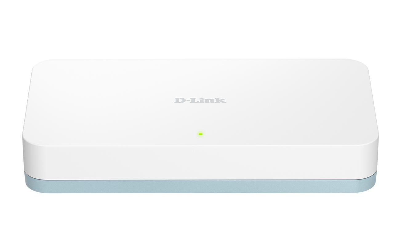 Switch DGS-1008D 8 Port8-Port Gigabit Unmanaged Desktop-Switch für schnelle Gigabit-Konnektivität mit intelligenten, energieeffizienten Funktionen