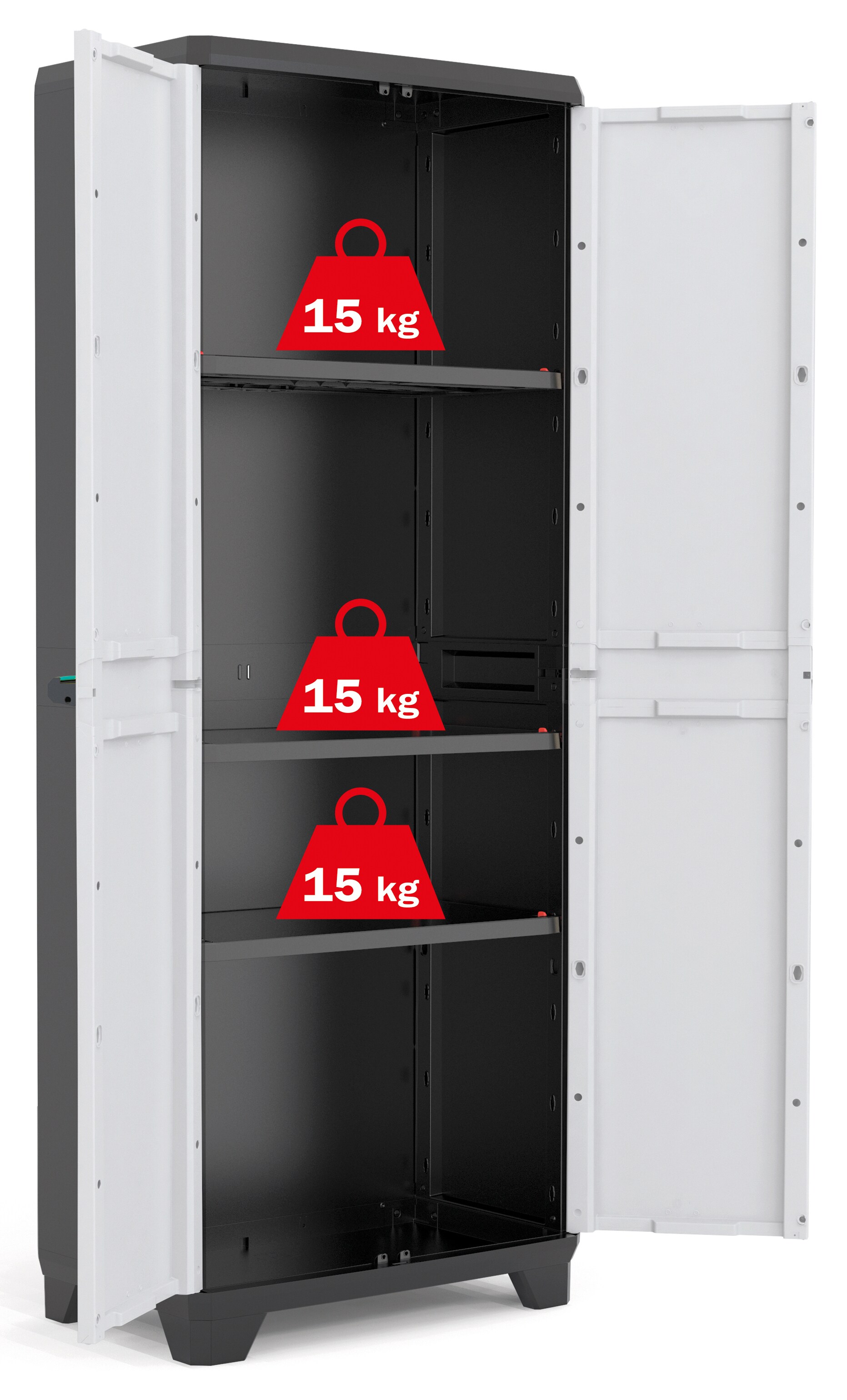 Kunststoffschrank Royal Hochschrank Gartenschrank