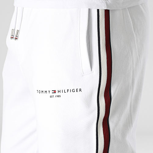 Pantalon Jogging A Bandes Global Stripe Tape 0030 Blanc