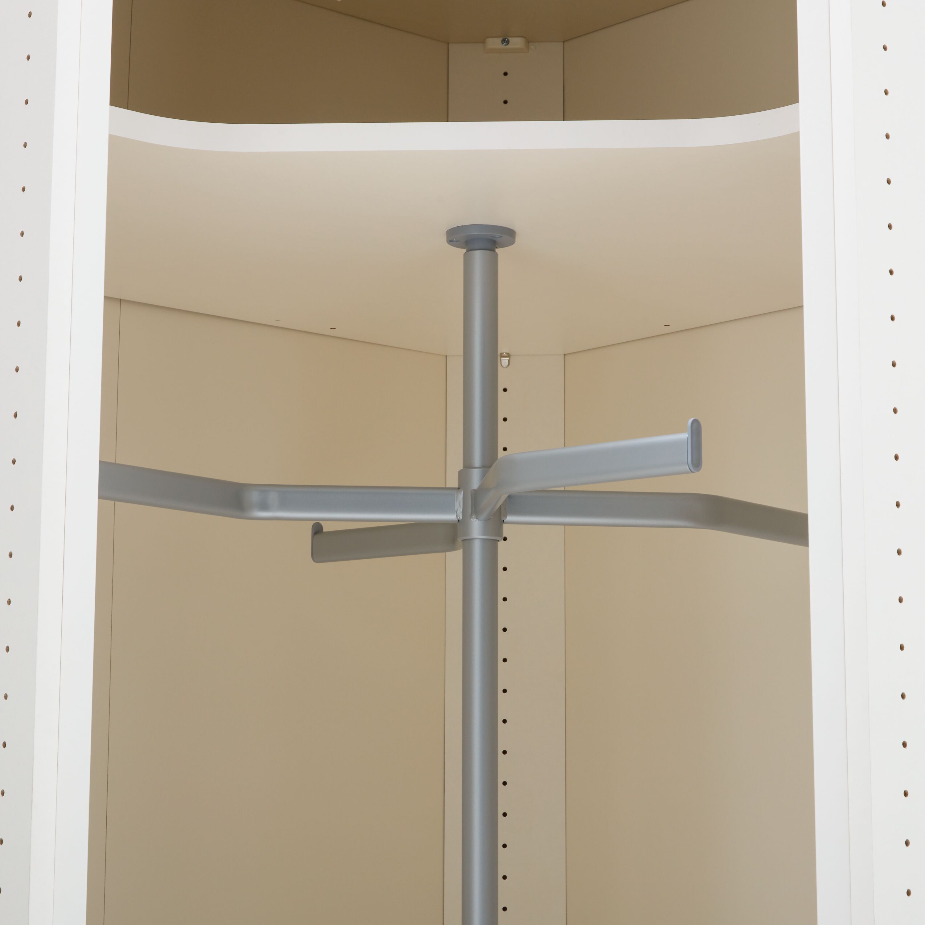 MODUL Eckschrank - Creme / B: 197.0 cm x T: 146.0 cm x H: 220.0 cm