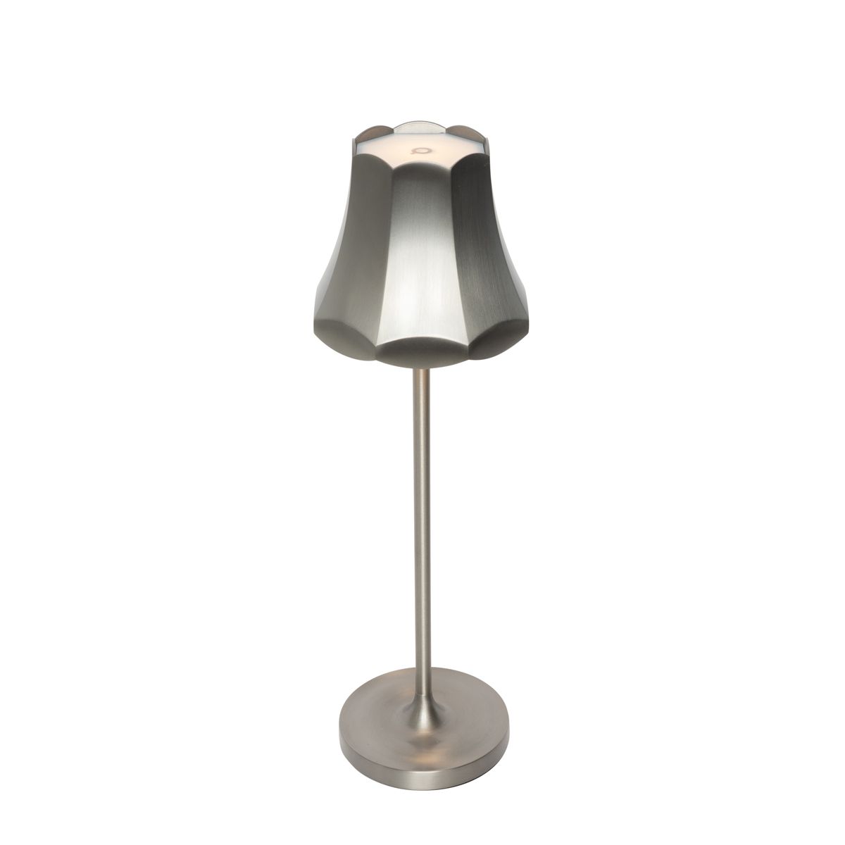 Set van 2 retro tafellampen gunmetal oplaadbaar IP44 - Granny
