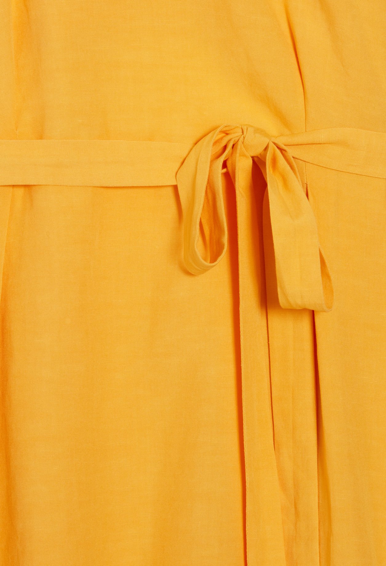 Robe midi asymetrique jaune
