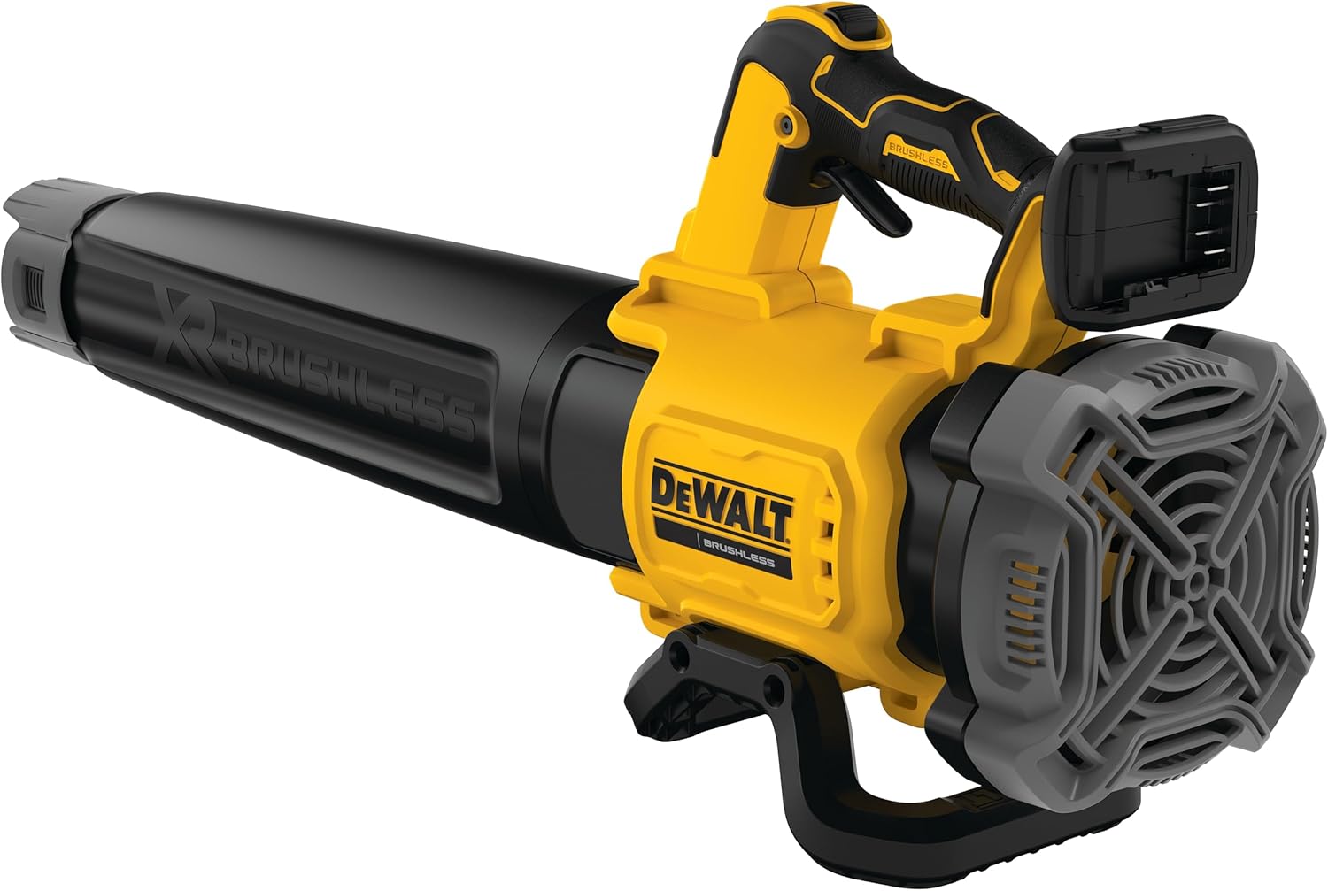 DEWALT Souffleur Brushless XR 18V 5Ah Li-Ion - Souffleur Électrique Portable sans Fil - Volume d'Air 450cfm - Vitesse 200km/h - 3,1 kg DCMBL562N-XJ