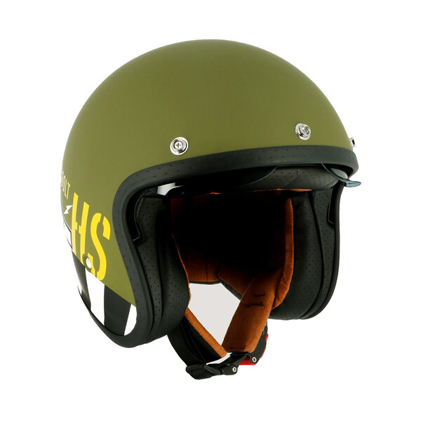 Helstons - Casque Thunderbolt Kaki / Jaune / Blanc