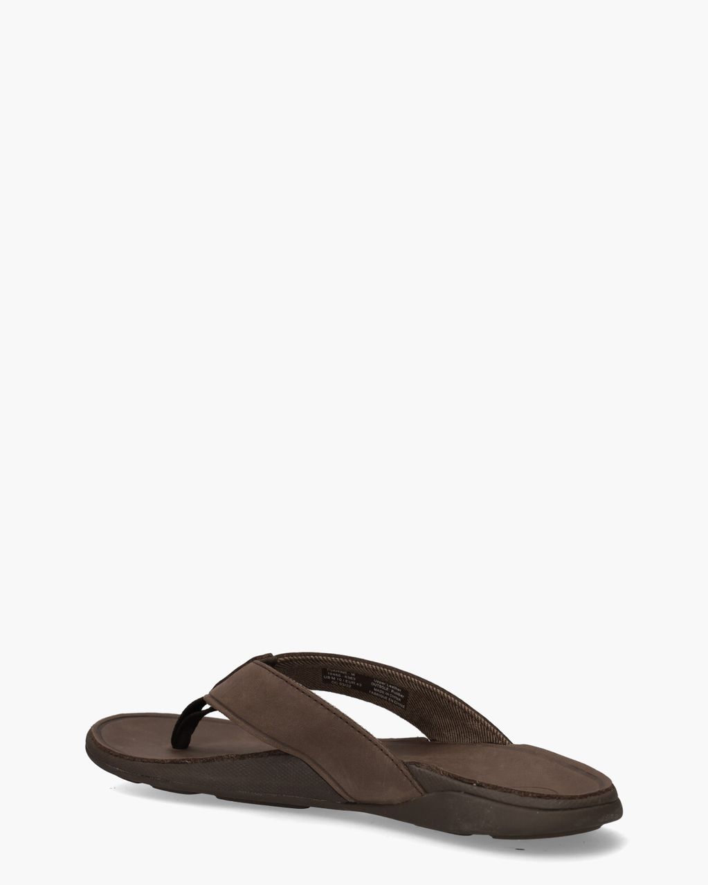 Olukai Tuahine Donkerbruin Herenslippers