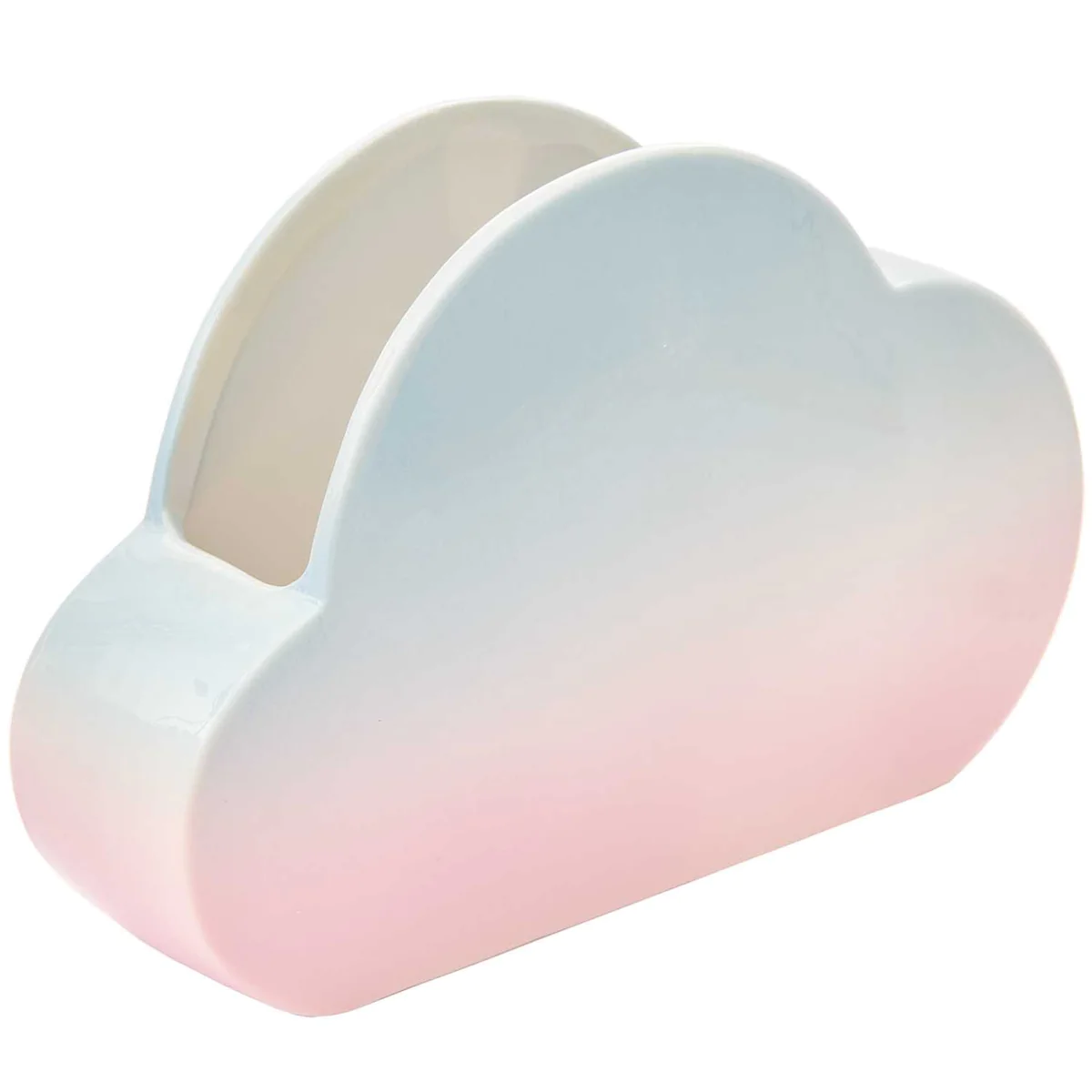 Vase en céramique nuage bleu/rose 25 cm Rico Design