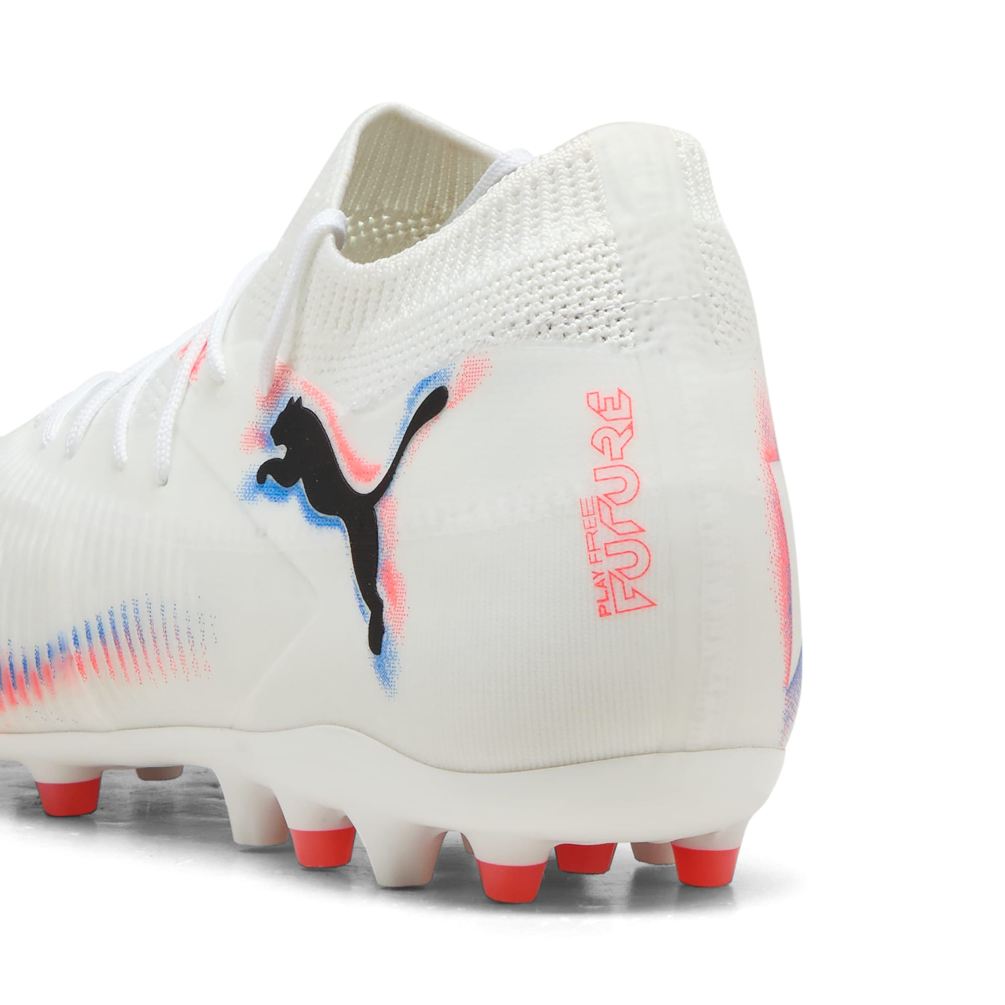 Future 8 Match MG Unisex PUMA White/PUMA Black/Glowing Red