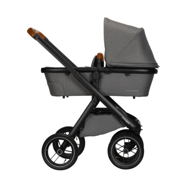 Dubatti One E5 Kinderwagen 2-in-1 Frame Black\/Cognac
