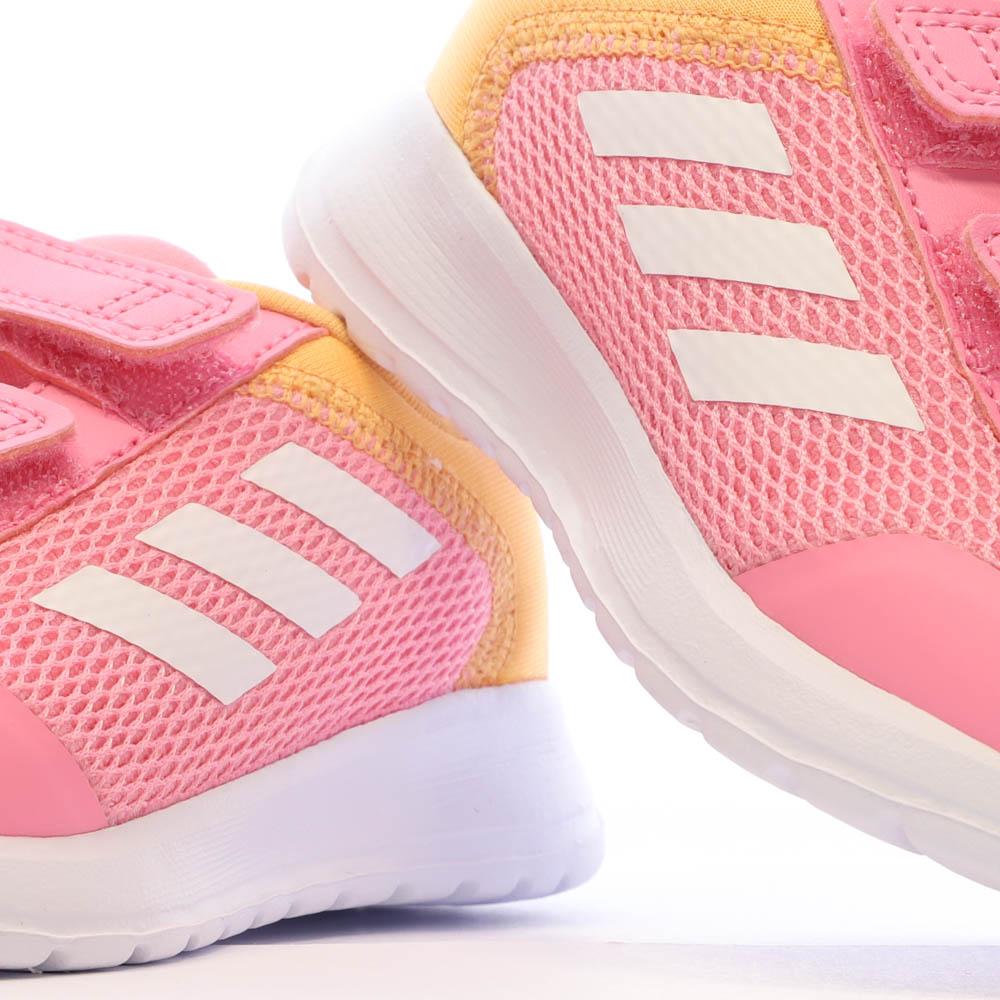 Adidas Baskets Rose/Orange Fille Adidas Tensaur Run 2.0