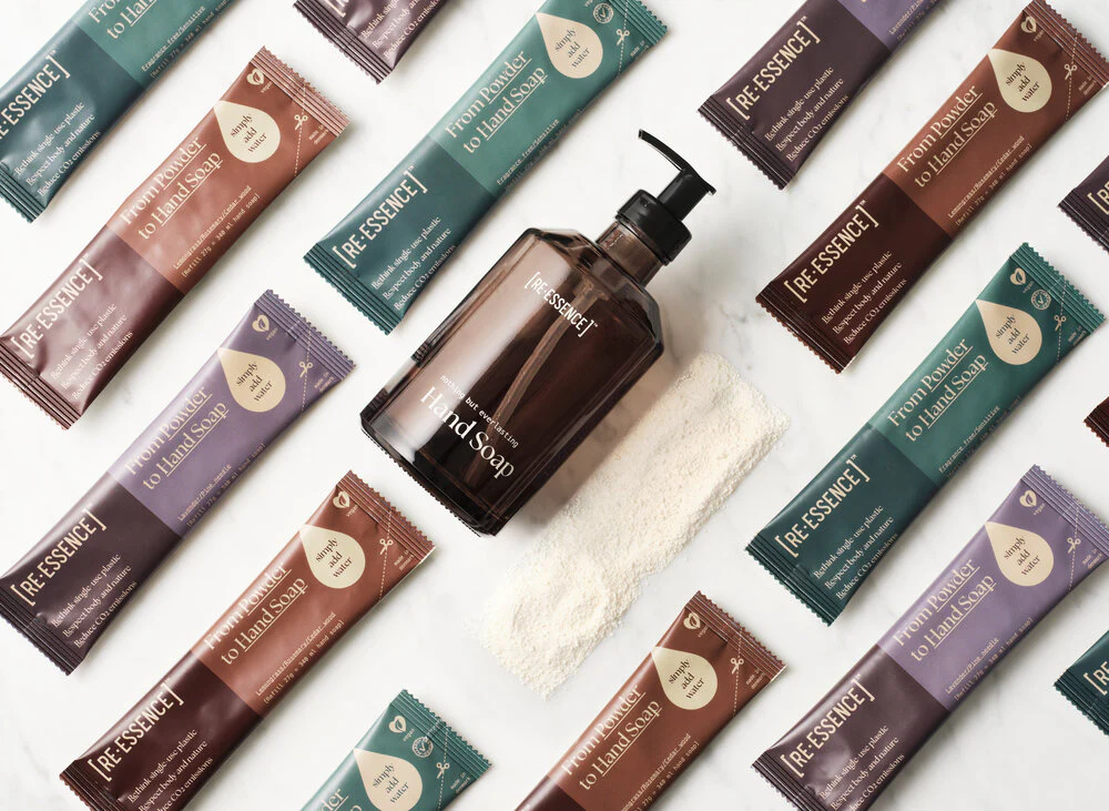 RE·ESSENCE  Håndsæbe refill, 3 stk - parfumefri