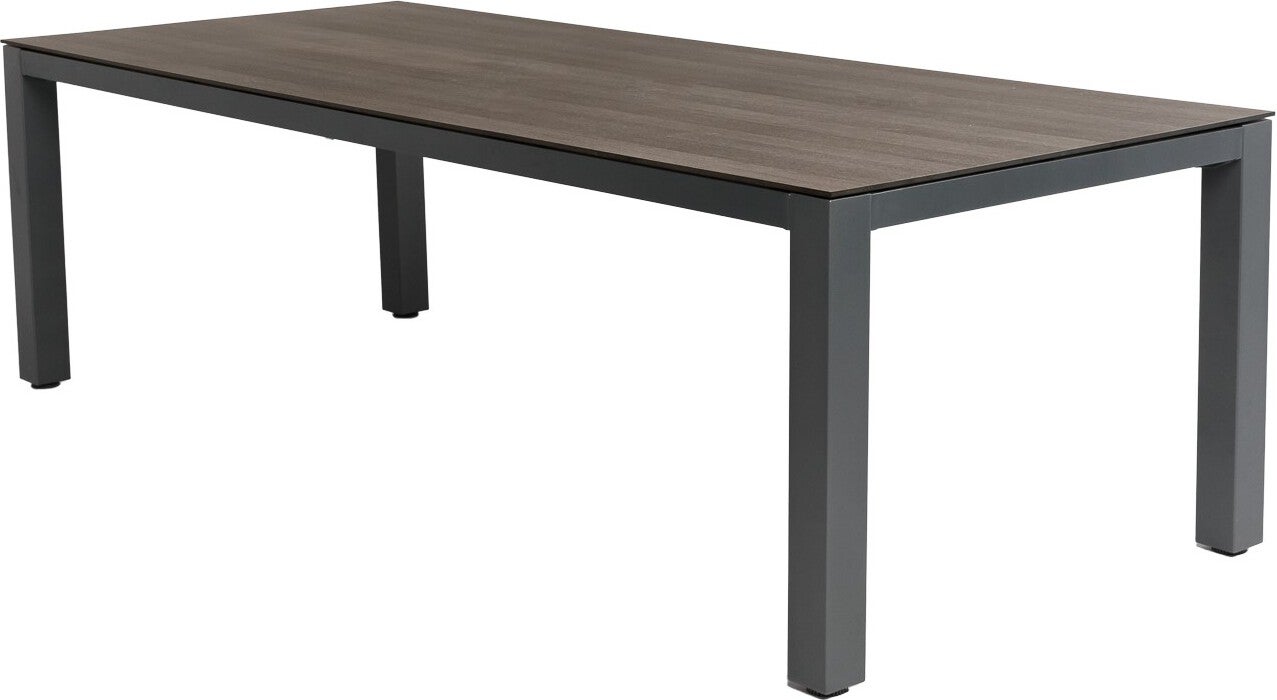 Tierra Outdoor eettafel Briga antraciet / grafite 180 x 100 x 73 cm