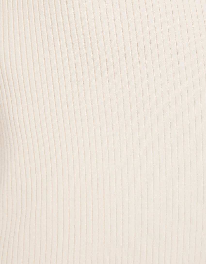 Vestido midi de manga comprida com gola polo