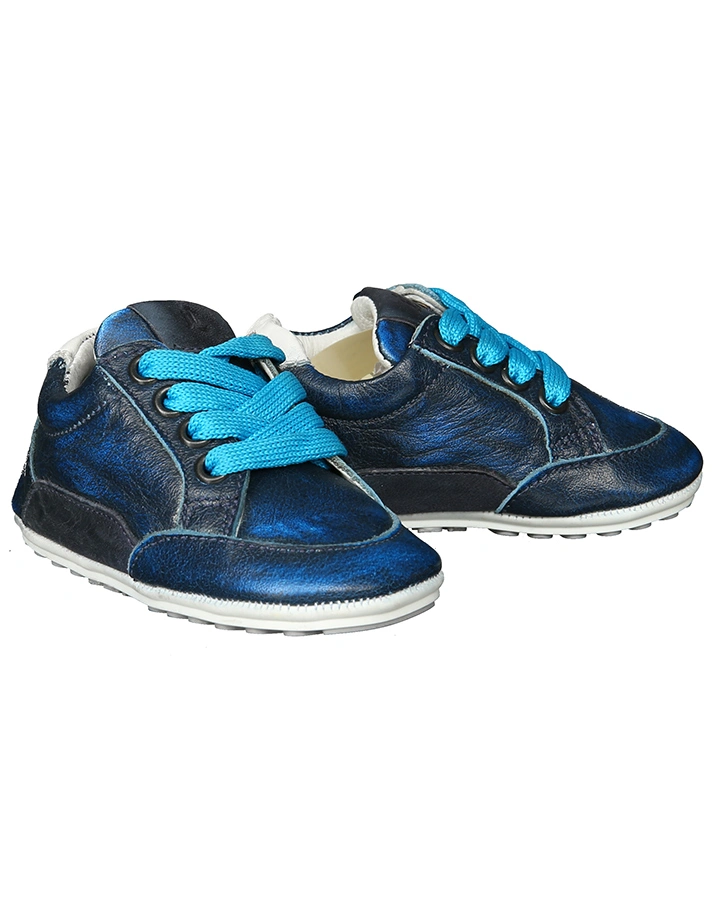 Schnür-Lauflernschuhe COOL in blau