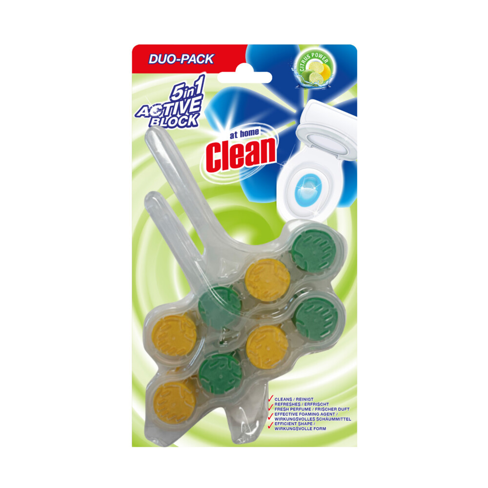 6x At Home Toiletblok Citrus2 stuks