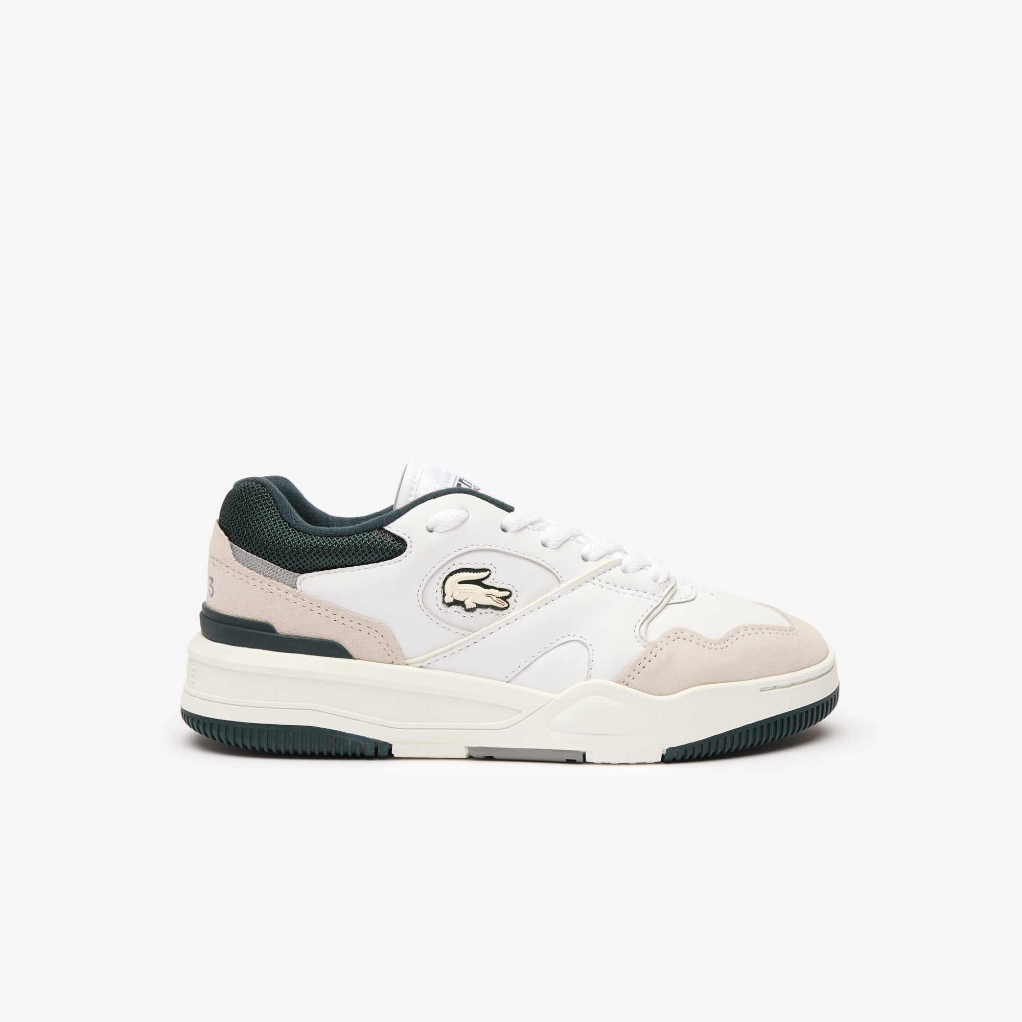 Sneakers Lineshot femme en cuir avec col en mesh Sneakers - Blanc - Lacoste - Femme