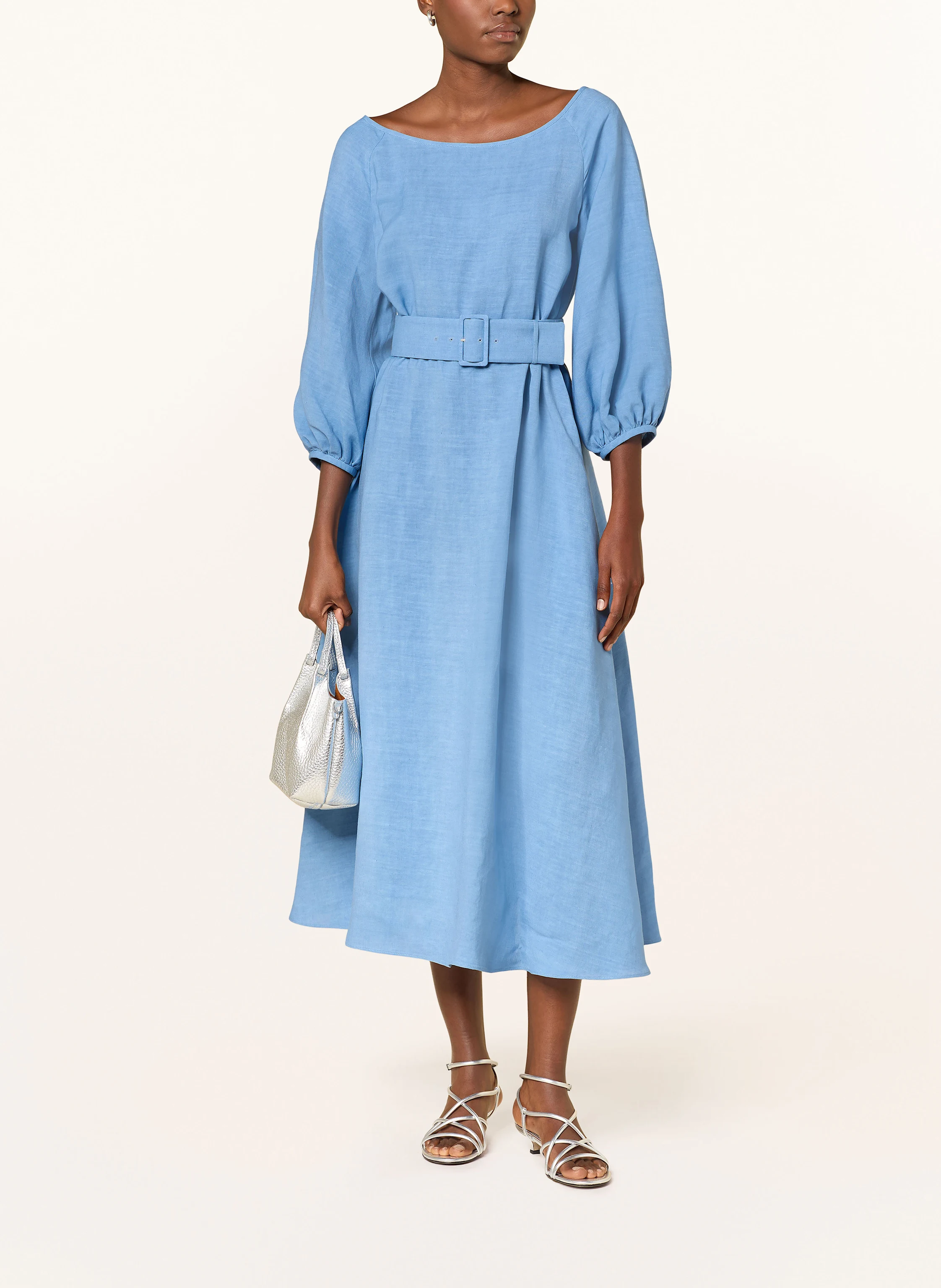 SLY 010 Kleid ANUK mit Leinen