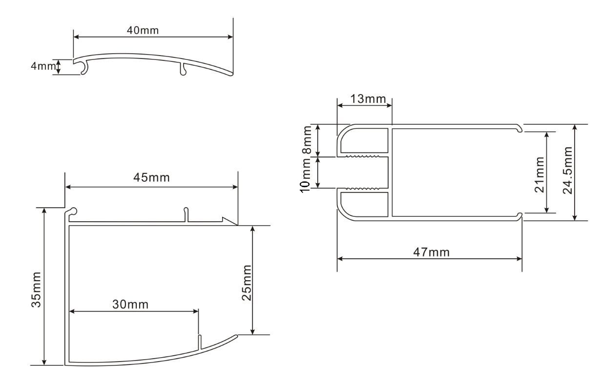 Mueller Augsburg Inloopdouche 600x2000 Anti-kalk