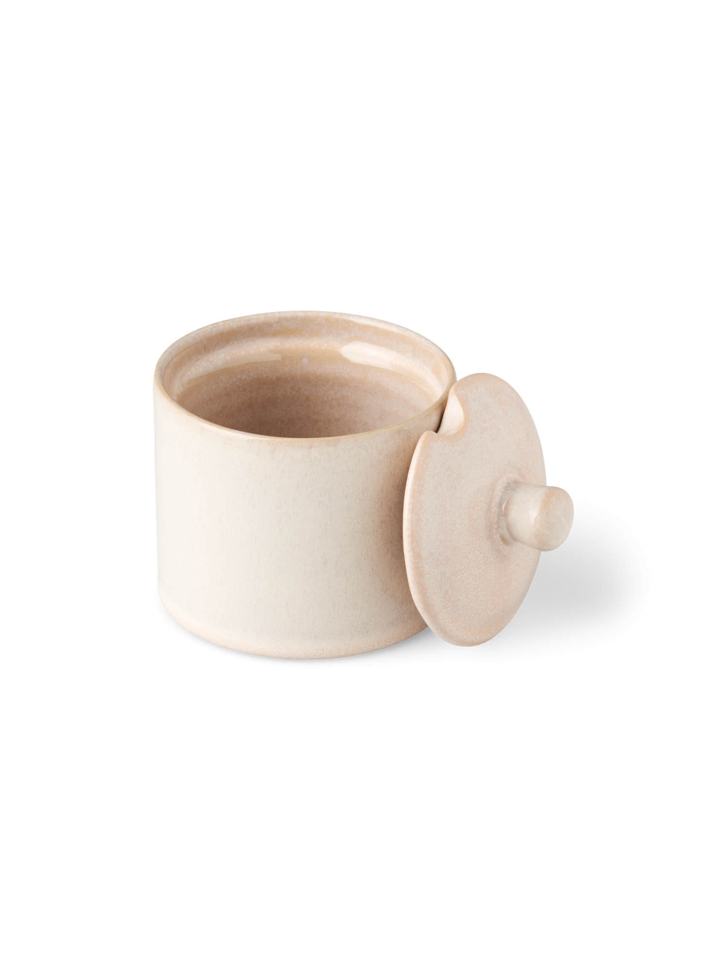 Sukkerskål | Stentøj. Ø8,3 cm. | Camel