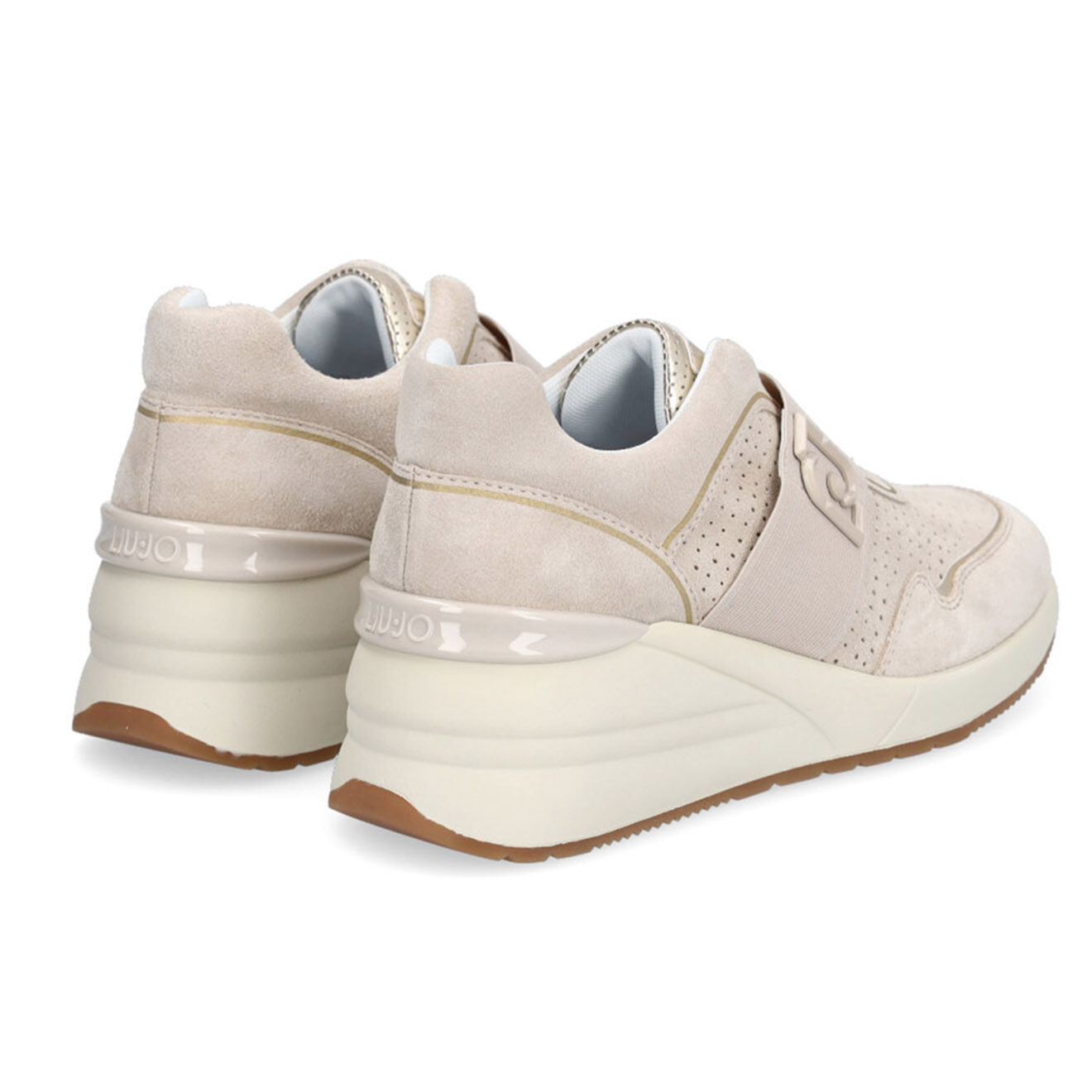 Liu-Jo Sneakers en Cuir Laïs beiges