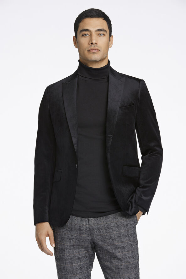 Lindbergh Velvet blazer Sort