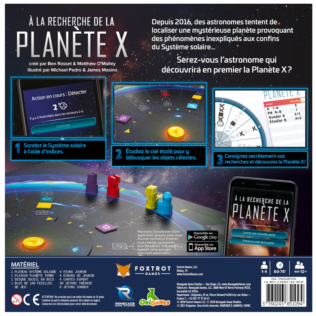 À la Recherche de la Planète X