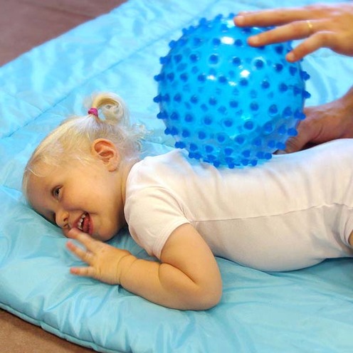 Balle Sensorielle Bleue - LUDI