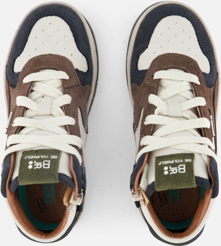 Bunnies JR - Billie - Hoge Sneakers - Suède en Leer