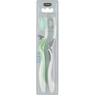 Jumbo Flex Soft Tandenborstel 2 Stuks