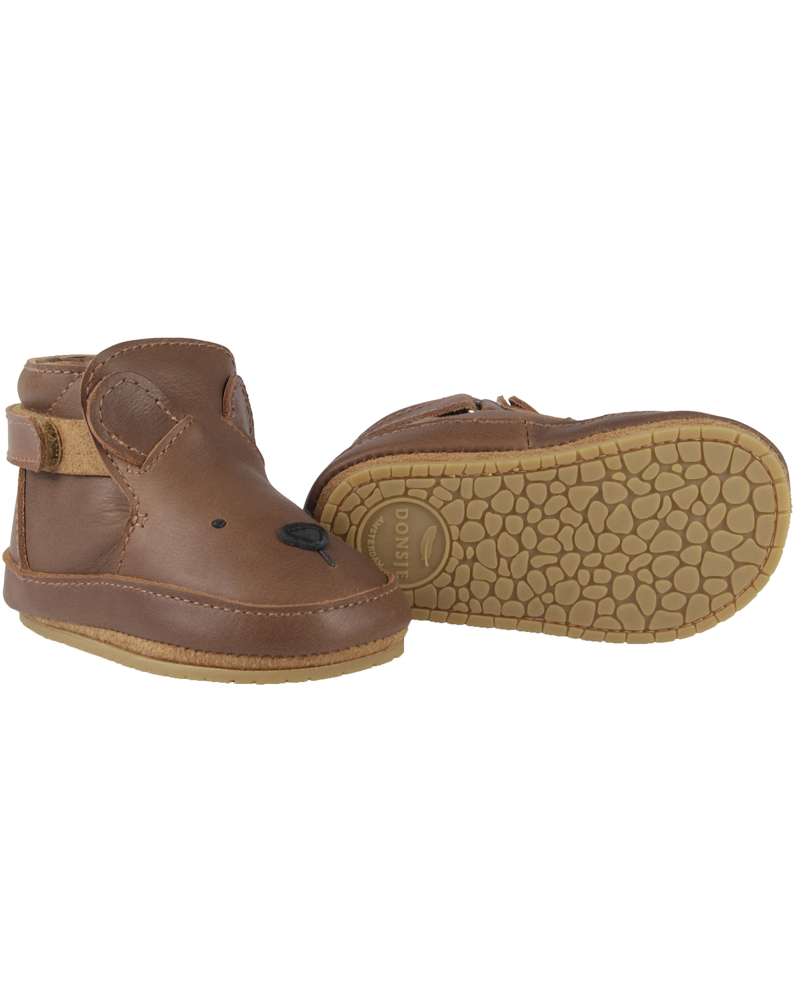 Krabbelschuhe MORRIS - BEAR in cognac