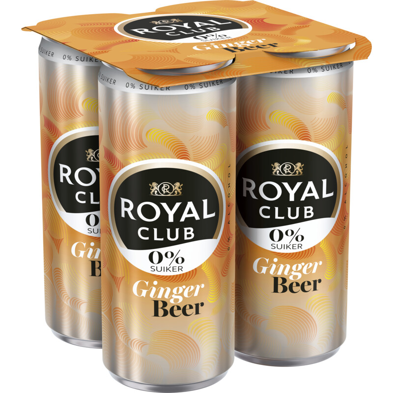Royal Club Ginger beer 0% suiker 4-pack