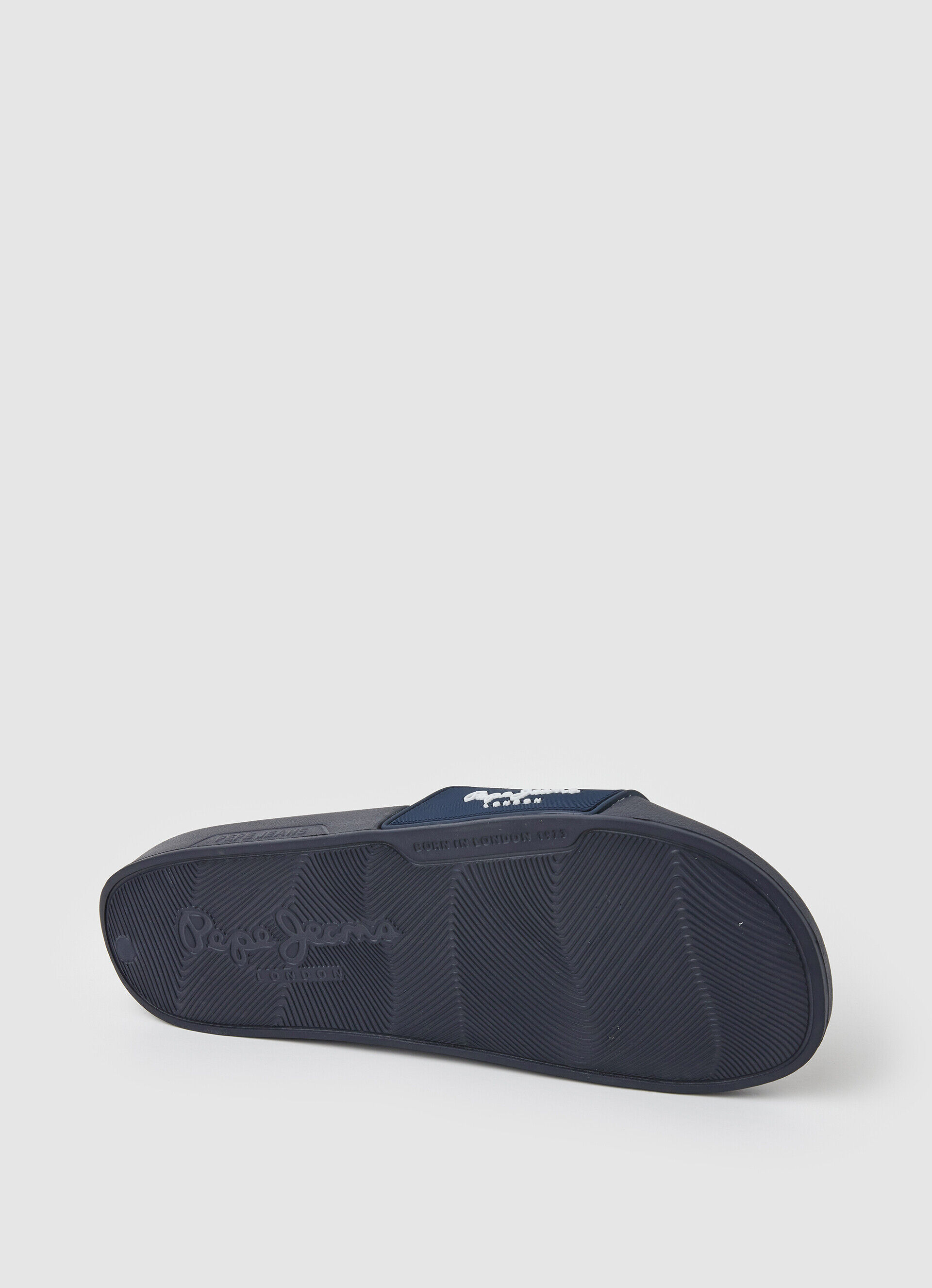Chinelo de praia com textura deslizante - azul marinho