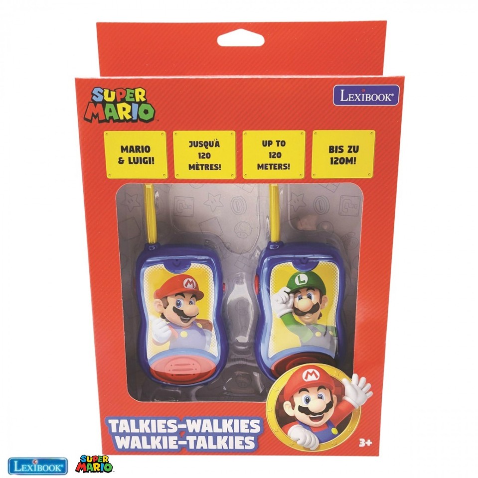 Lexibook - Super Mario - Walkie Talkie (120 m)