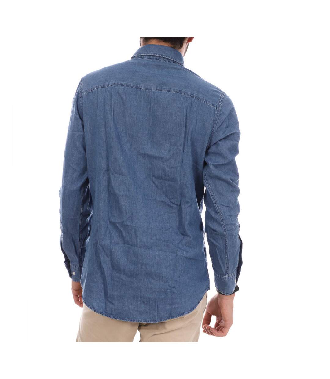 Chemise Denim Bleu Clair Homme Jack & Jones Plain