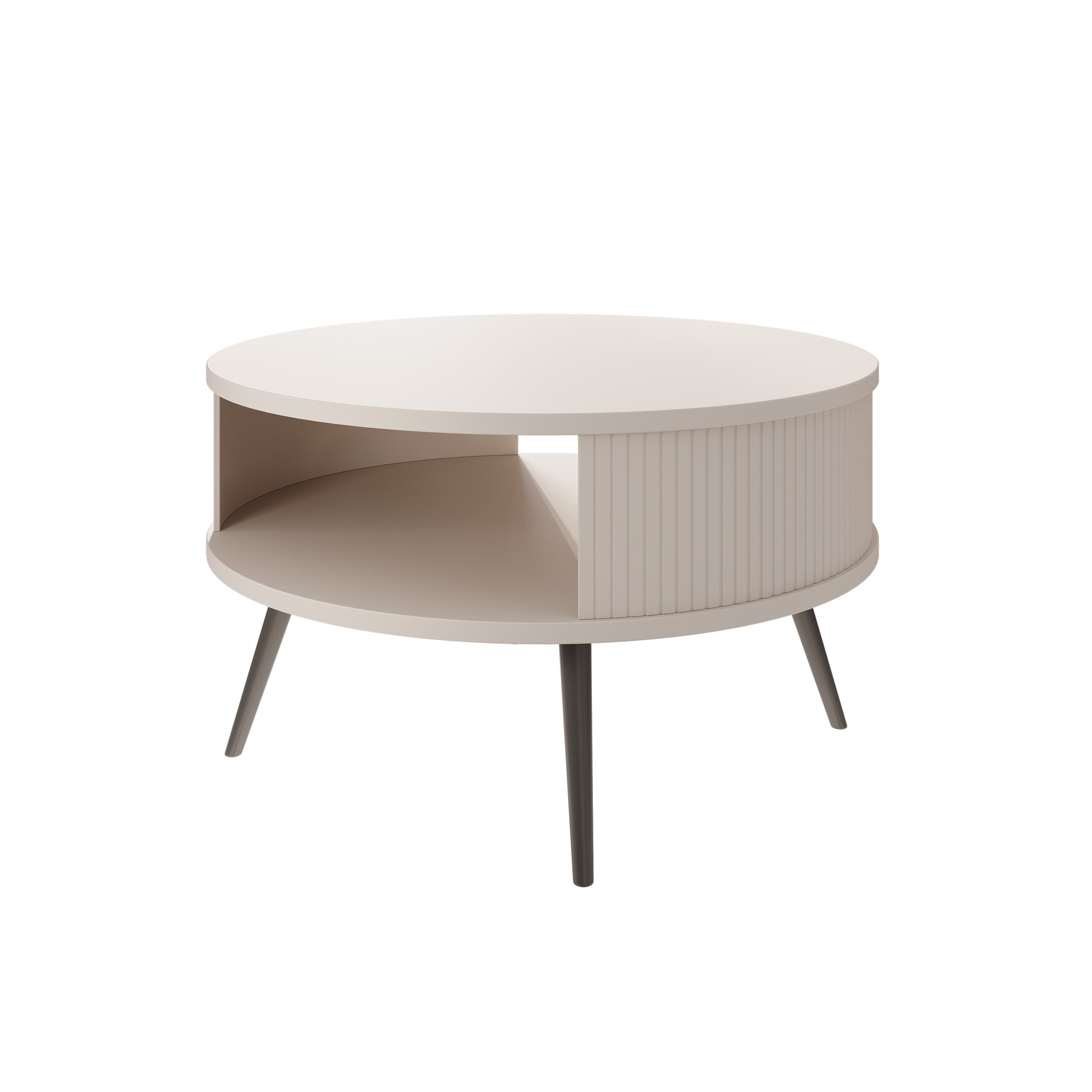 Riley - Salontafel - Beige - 76x44 cm