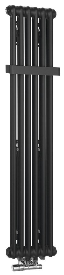 Sapho Fede handdoekradiator mat zwart 31x150cm 643W